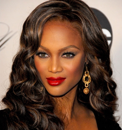 Celebrity Hair Style With Image Tyra Banks Real Hair Gallery Picture 7